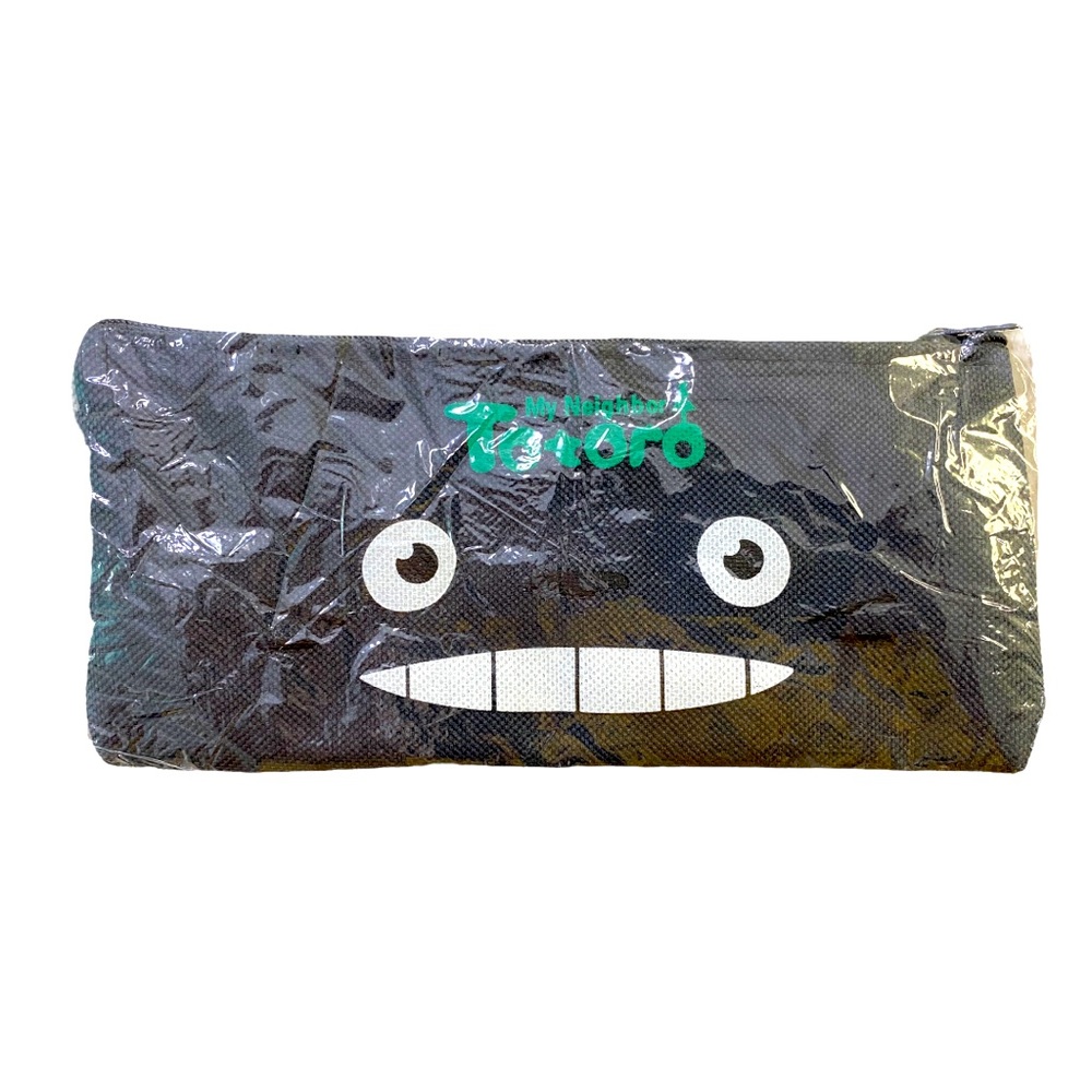 Black My Neighbor Totoro Pencil Case or Makeup Bag 8X4inches